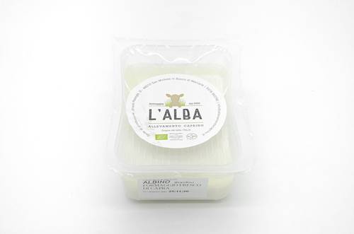 Stracchino di capra "Albino" - Az. Agr. L'Alba Allevamento caprino