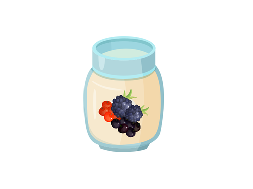 Yogurt in vasetto - Frutti di bosco