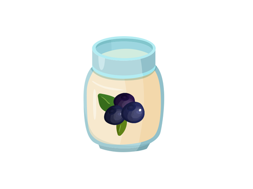 Yogurt in vasetto - Mirtillo
